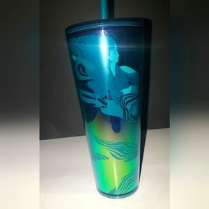 Starbucks Venti 24oz Blue Siren Tumbler
